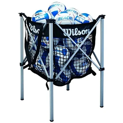 Obrázek Wilson Unisex Adult BEACH STAND UP VB CART volejbal, černý, uni