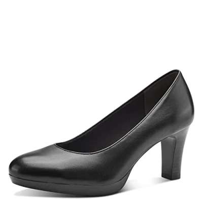 Obrázek Tamaris dámské klasické lodičky, boty na podpatku, TOUCHit stélka, elegantní, vysoké podpatky, černé, 42 EU, černá