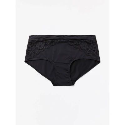 Obrázek Lindex BRIEF REGULAR IRIS​ Kalhotky, Ženy, Velikost: 44/46, Black