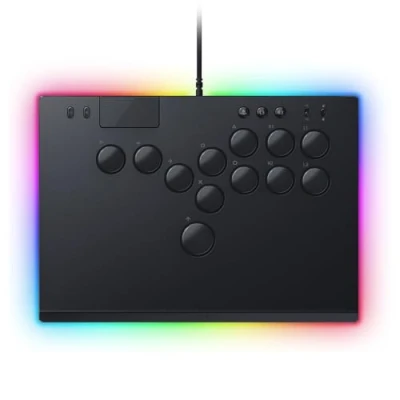 Obrázek Razer Kitsune optický arkádový ovladač pro PS5 a PC (rozložení se 4 přesnými tlačítky pohybu, ploché lineární optické spínače od Razer, tenký, přenosný kryt), černý