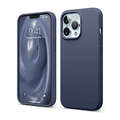 Obrázek elago Liquid Silicone Case kompatibel mit iPhone 13 Pro (6.1 Zoll) Hülle Premium Silikon Rundumschutz 3 Lagen Stoßdämpfend, Weiches Mikrofaserfutter Kratzfest