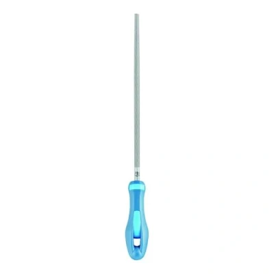 Obrázek PFERD Dílenský pilník kulatý, 250 mm, kulatý pilník, křížový záhon po celém obvodu H1, vč. ergonomického sešitu pilníků, 11214256 vhodný pro hrubé obrábění a hrubování