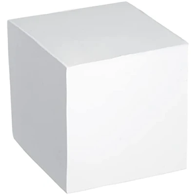 Obrázek Herlitz Poznámkový blok Blanko lepený s titulním listem, 1 kus v balení fólií, 900 listů, 9 x cm, bílý