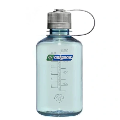 Obrázek Nalgene Sustain Tritan Wasserflasche, BPA frei, hergestellt aus 50% Kunststoffabfall, 473 ml, schmale Öffnung, Meeresschaum, 16 oz