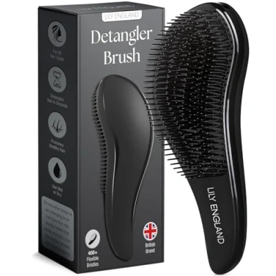 Obrázek Detangle Hair Brush for Curly Hair, Straight, Dry &amp; Wet Detangling Thick Fine Kids, Women, Toddlers Vegan Detangler by Lily England