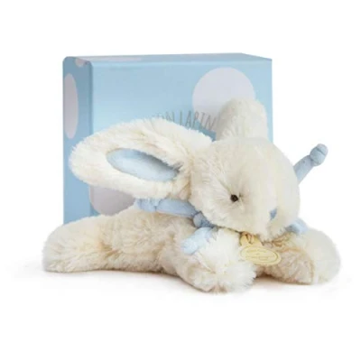 Obrázek Doudou et Compagnie Bonbon Kuscheltier, Hase, 16 cm, Blau, DC3376, Creme/Blau