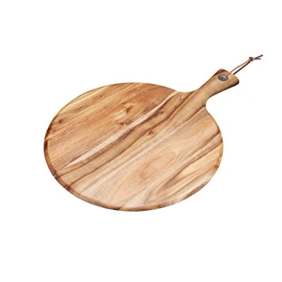 Obrázek KitchenCraft Natural Elements Living Nostalgia Servierbrett aus Akazienholz ökologischen Materialien 41 x 30 cm nachhaltig Braun Käsebrett Servierplatte Schneidebrett