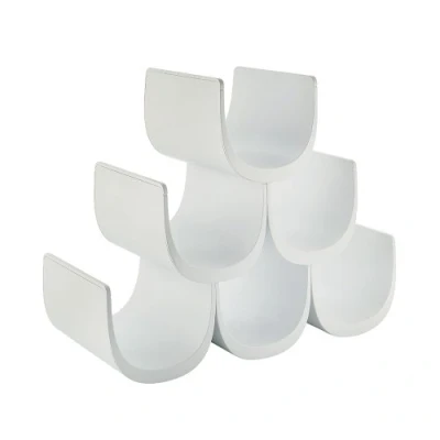 Obrázek Alessi Noè GIA13 W regál na láhve v designu modulárního designu, termoplastická pryskyřice, 34,5 x 15,5 27,5 cm, bílá