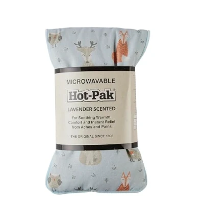 Obrázek Warmies Hot Pak Woodland, mikrowellengeeignetes, beschwertes Kopfkissen mit französischem Lavendelduft. Heißes oder kaltes Weizenkissen für kühle Entspannung und warme Linderung.