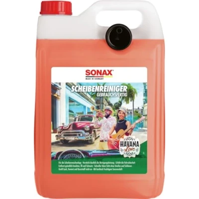 Obrázek SONAX Čistič skel Havana Love (5 litrů) připravený k použití pro ostřikovače a světlometů v létě č. výr. 03935000