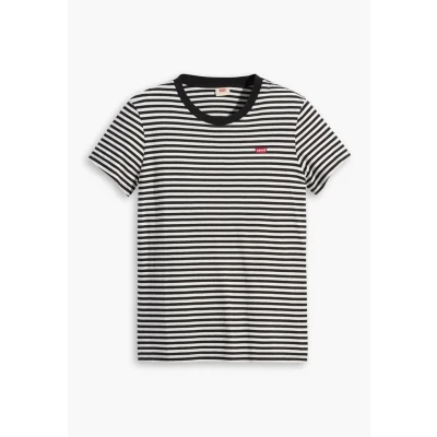 Obrázek Levi&#039;s Perfect TEE Jednoduché tričko, Ženy, Velikost: XXS, Black/white
