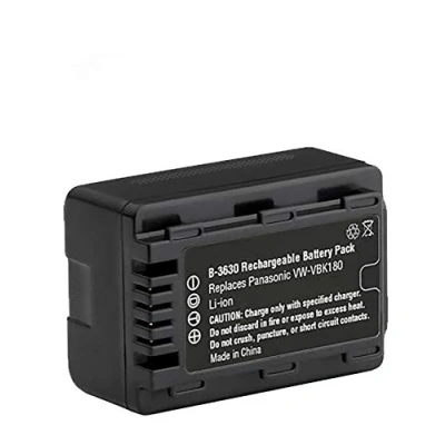 Obrázek Amsahr Panasonic VW pro VBK180E 2000 mAh, 3,7 Volts, CE homologace, rohs konformní.Baterie