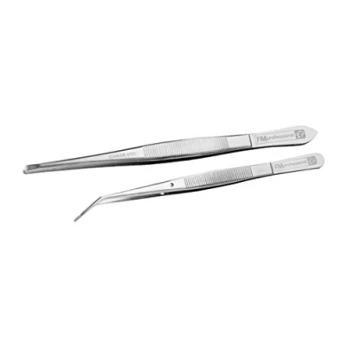 Obrázek Fmprofessional 21632 servírovací A dekorační Pinzet, 2 jednotky, ušlechtilá ocel, stříbro, 50 x 20 cm