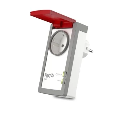 Obrázek AVM FRITZ!DECT 210 International, intelligente Steckdose mit Spritzwasserschutz, internationale Version, 6,5 x 3,6 12,7 cm
