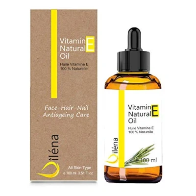 Obrázek Oïléna 100% přírodní veganský vitamin E olej Anti Aging péče o obličej hydratační krém ochrana proti spálení tělo vlasy, 100 ml