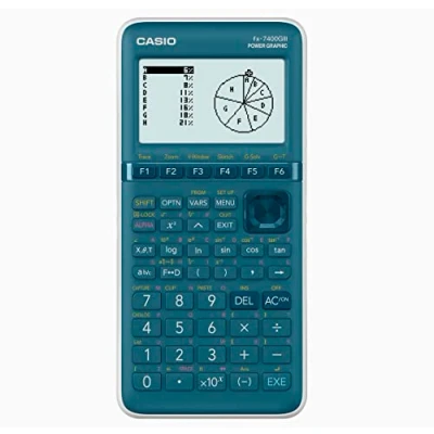 Obrázek Casio FX 7400GIII grafická kalkulačka Cyan Display (míst): 21 provoz na baterie (Š x V H) 87. 5 21. 3