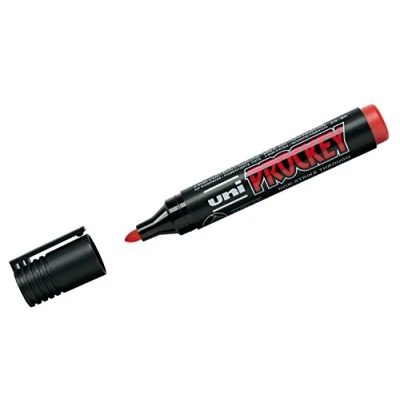 Obrázek Uni Prockey 159121 Marker Prockey, kulatá špička, 1,5 3 mm, červená