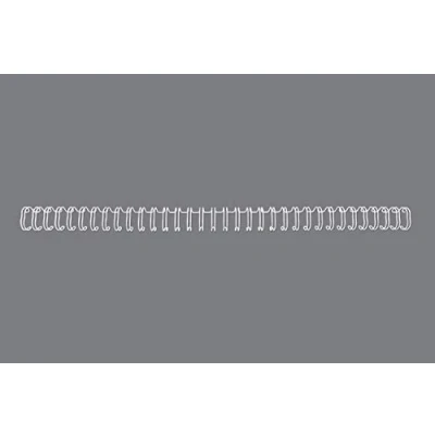 Obrázek Wire BIND drát Spine 21R 100 kusů, bílá 11mm