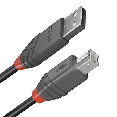 Obrázek LINDY 36676 7.5m USB 2.0 Typ A an B Kabel Anthrazit