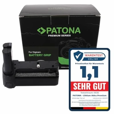 Obrázek PATONA 1460 Premium bateriový grip MB N10 kompatibilní s Nikon Z5 Z6 Z7 (poznámka: pro Z6II a Z7II napájení obsluhu. Nutný akumulátor EN EL15c)