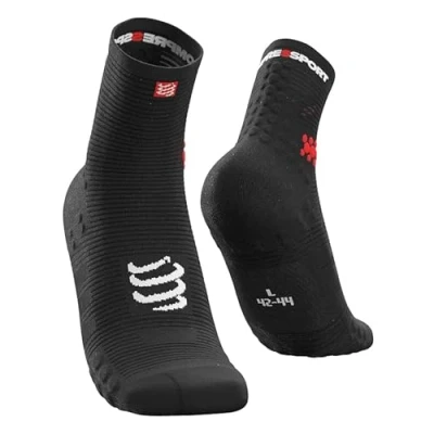 Obrázek COMPRESSPORT Běžecké ponožky Pro Racing Socks V3 Run High prevence puchýřů tlumení a prodyšnost běh triatlon na trénink závody lehké.