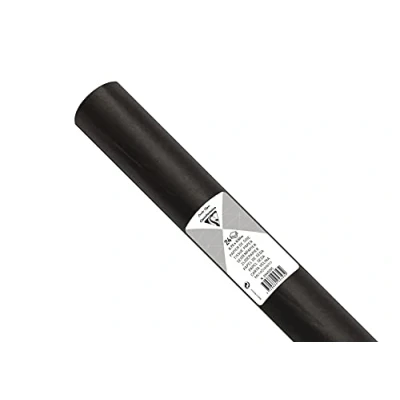 Obrázek Hedvábný papír Clairefontaine 394029C (balení s 24 archy, 50 x 75 cm, 18 g/m², ideální pro dekorace a kutilské projekty), 1 balení, černý