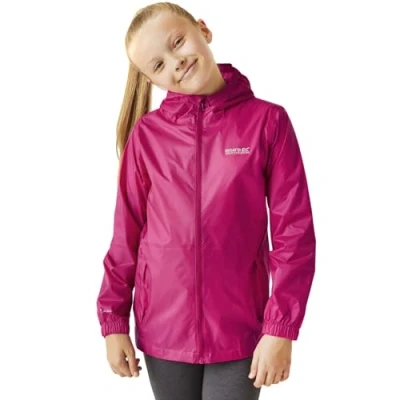 Obrázek Regatta Unisex dětská Pack It II Waterproof And Breathable bunda, Růžová (cabaret), 13 let