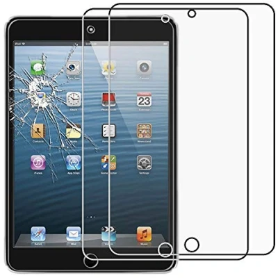 Obrázek ebestStar {2 kusy) pancéřové ochranné sklo pro iPad Mini 1/2/3, 3D ochrana displeje, 9H tvrzené sklo, zaoblené, bez bublin