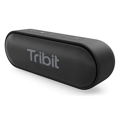 Obrázek Bluetooth reproduktor Tribit XSound Go, stupeň vodotěsnosti IPX7, 12 W, bezdrátový s funkcí Bass+, přenosný reproduktor, doba hraní 24 hodin, dosah 20 m, doporučujeme