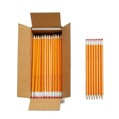 Obrázek Amazon Basics dřevěné tužky, HB, předem naostřené, balení 150 kusů, žluté