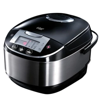 Obrázek Russell Hobbs 21850 56 Multicooker Cook @ Home, 11 programů vaření, Příslušenství pro Víko proti kondenzaci, 5,0 l, 900 wattů, nerezová ocel / černá