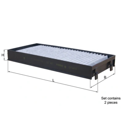 Obrázek MAHLE LAK 221/S kabinový filtr