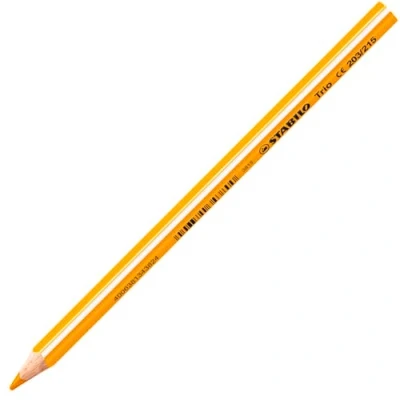 Obrázek Dreikant Buntstift STABILO Trio dick Einzelstift gelborange