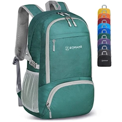 Obrázek ZOMAKE Lehce skládací batoh sbalitelný 30 l, malý turistický vodotěsný pro dámy a pány outdoor turistiku