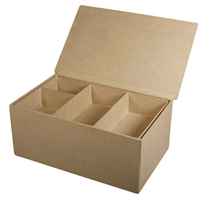 Obrázek Rayher 71947000 Pappmit třídící box FSC RECYCLED100%, 22,5 x 14 10 cm Vnitřní přihrádka