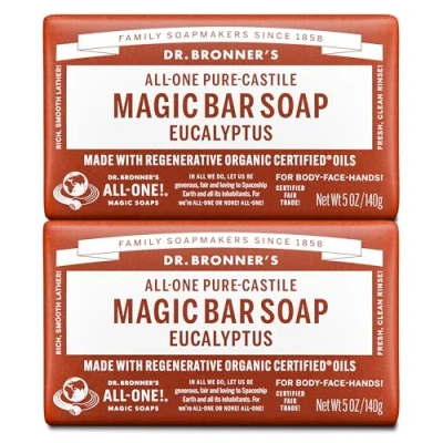 Obrázek Dr. Bronners Bar Eucalyptus 5oz. Soap (2 Pack) by Bronner s