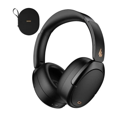 Obrázek Edifier sluchátka WH950NB Hybrid Active Noise Cancelling, LDAC kodek s Hi Res audiem a Custom EQ přes aplikaci po 55H Playtime se skládací bezdrátová uši Bluetooth V5.3 černá