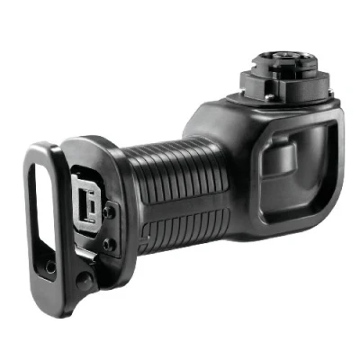 Obrázek Black+Decker Hlava šavlové pily Multievo (rovný střih, detailní práce, výměna pilového kotouče bez nářadí, nastavitelný sklon pilové pily, 0 3000 otáček za minutu) MTRS10
