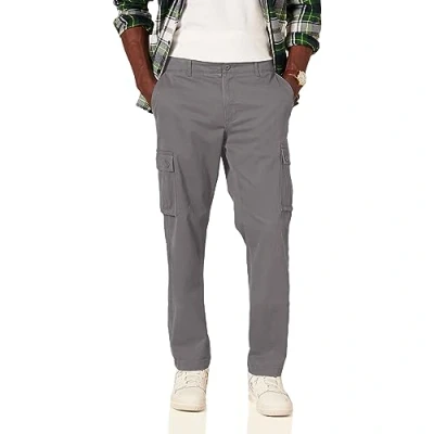 Obrázek Amazon Essentials Herren Gerade geschnittene Stretch Cargohose (erhältlich in Big &amp; Tall), Kohlegrau, 40W / 28L