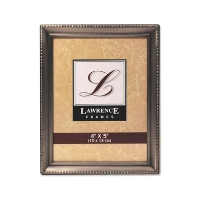 Obrázek Lawrence Frames Antiker Bilderrahmen aus Zinn, 10,2 x 12,7 cm, Perlenbordüre (11545)