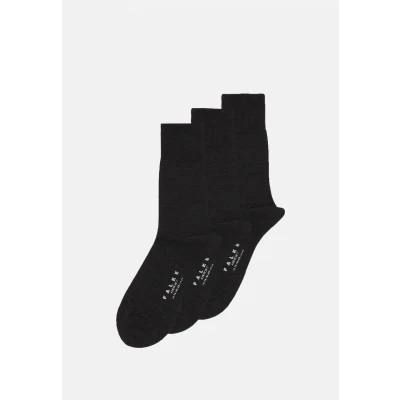 Obrázek Falke Airport 3Pack business &amp; casual Ponožky, Muži, Velikost: 47 48, Anthracite melange