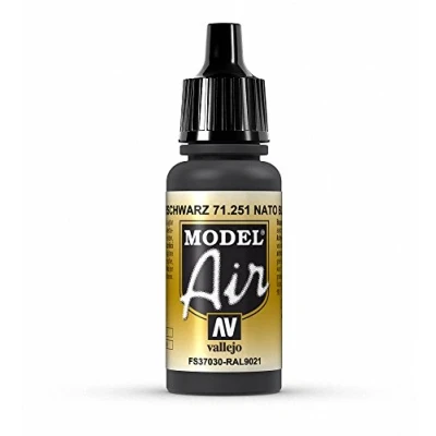 Obrázek Vallejo Model Air 17 ml Acrylic Paint NATO Black