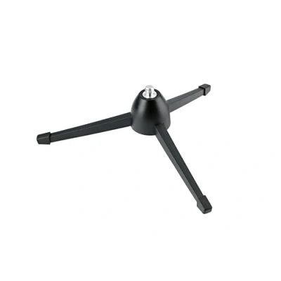 Obrázek K&amp;M Stolní stativ 23105 černý rukojeť mikrofonu s výškou 7 cm závitová přípojka 3/8&quot;, velmi lehká a praktická