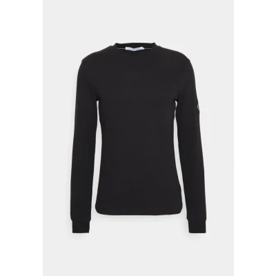 Obrázek Calvin Klein Jeans Waffle TEE Top s dlouhým rukávem, Muži, Velikost: XXS, Black