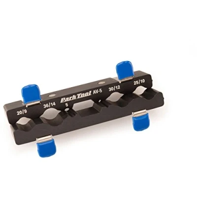 Obrázek ParkTool Unisex nástroj pro dospělé AV 5 Axle and Spindle Vise Inserts šroubovací vložky, černá, jednotná velikost