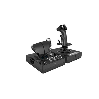 Obrázek Logitech G X56 H. O.T.A.S. posuvný regulátor a ovladač Stick pro vesmírné simulace, 6 stupňů volnosti, 4 možnosti pružení, + 189 programovatelných příkazů, RGB osvětlení, 2x USB přípojka, PC černý
