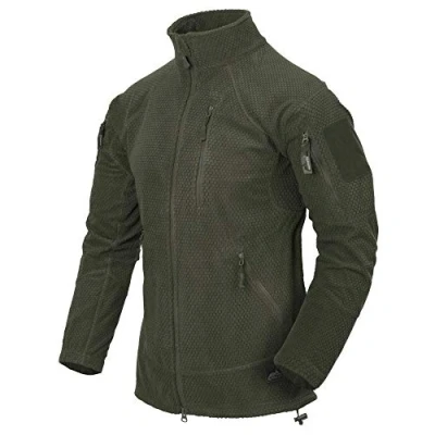 Obrázek Helikon Tex Chlapecká Alpha Tactical Grid fleecová bunda Olive Green (balení 1 ks)