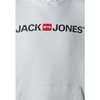 Obrázek Jack &amp; Jones Jjecorp LOGO Mikina s kapucí, Muži, Velikost: XS, White detailreg fit