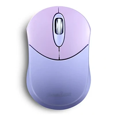 Obrázek Perixx PERIMICE 802PP kabellose Bluetooth Maus, tragbares Design, kompatibel mit Windows, iOS und Android PC, Laptop, Tablet Smartphone, Violett