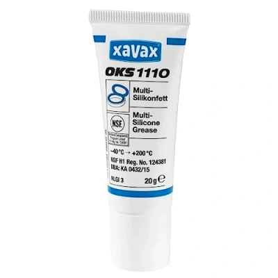 Obrázek Xavax Multi silikonové mazivo pro péči o plně automatické kávovary, armatury a těsnění, vhodné potraviny, transparentní, 20 g